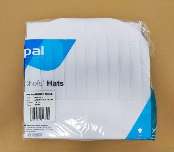 Chef hat Grande Toque หมวกเชฟทรงสูง จีบรอบ - Image 8